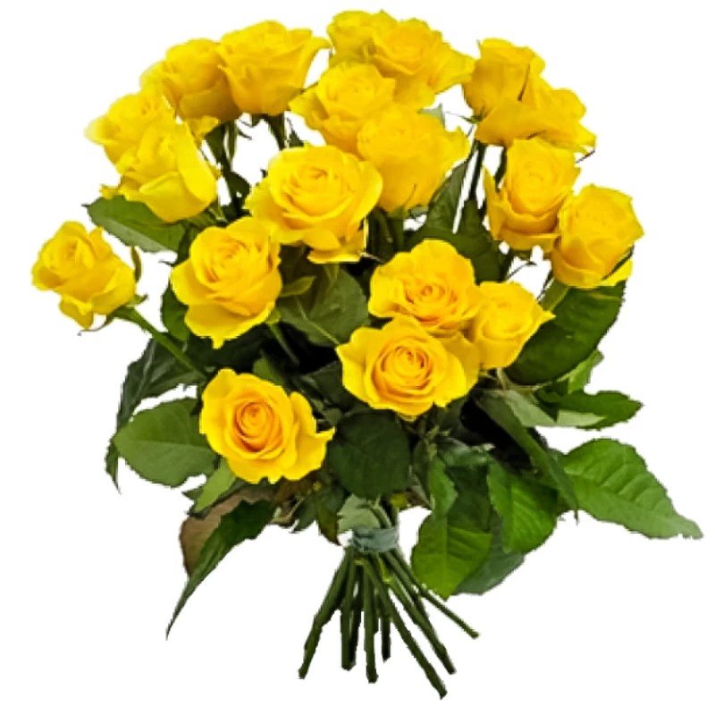 19 Yellow Roses Bouquet Roses Delivery in Kyiv, Odesa, Kharkiv, Lviv
