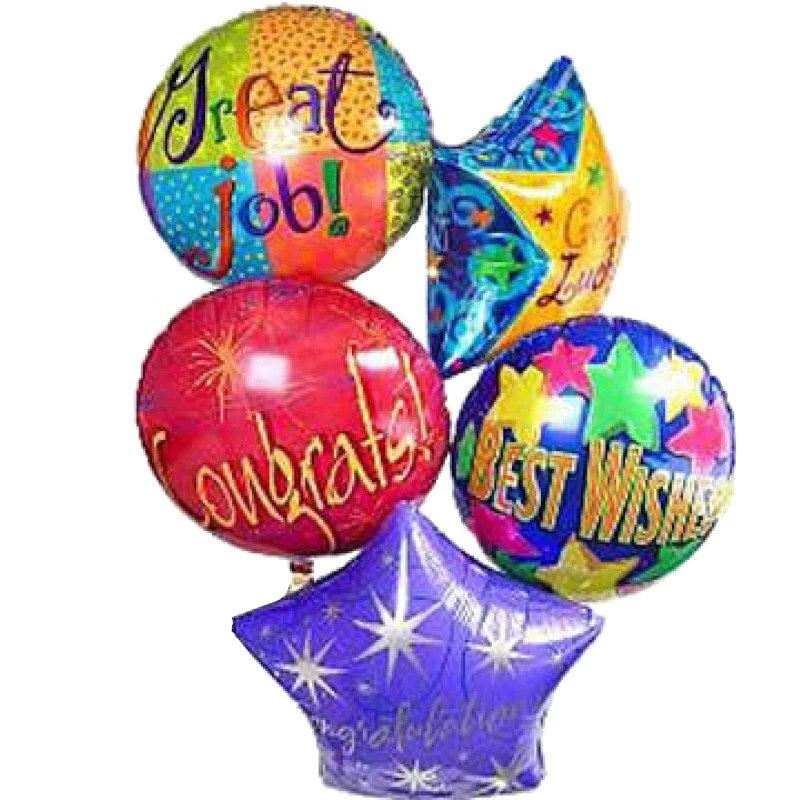 Five Happy Birthday Balloons Gifts Delivery in Ukraine. Prices