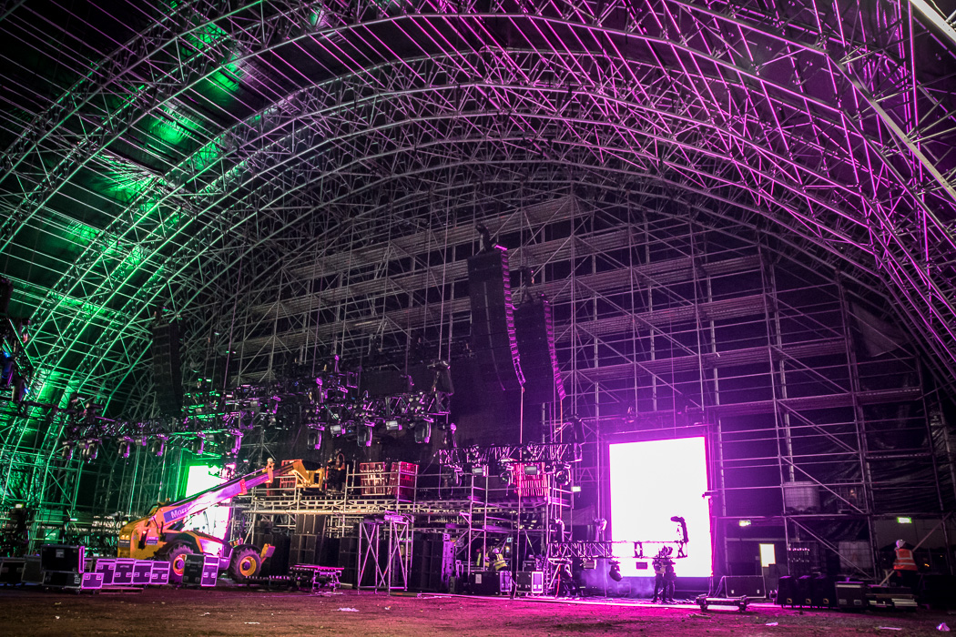 Steel Yard, Liverpool (Creamfields) UK Rigging