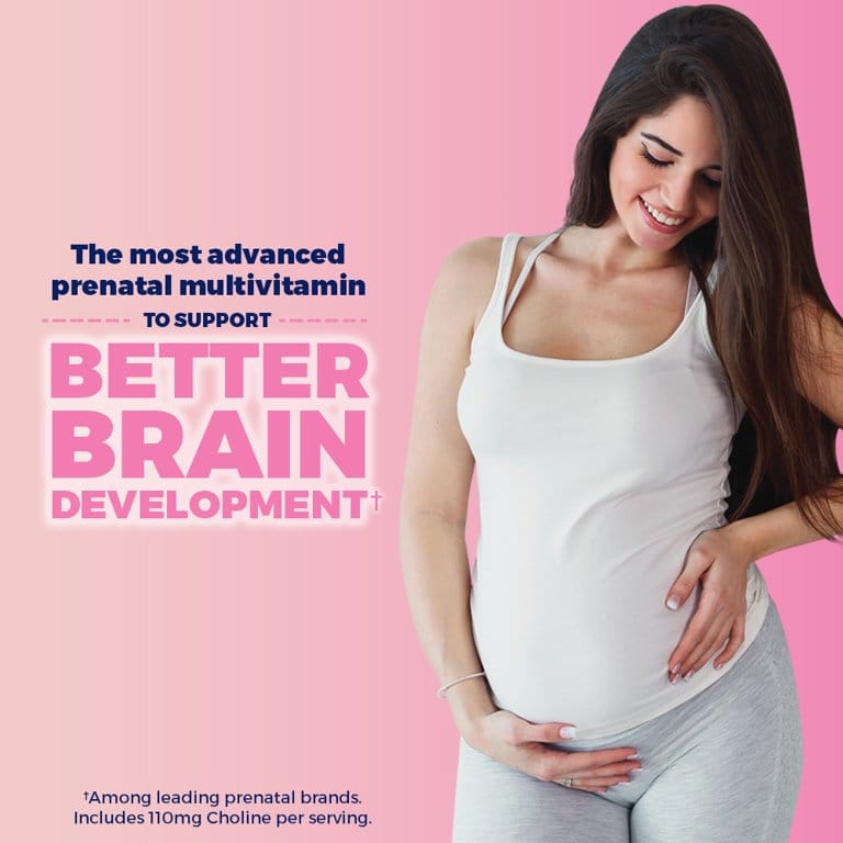 One a day advanced prenatal multivitamin with choline 60+60 count