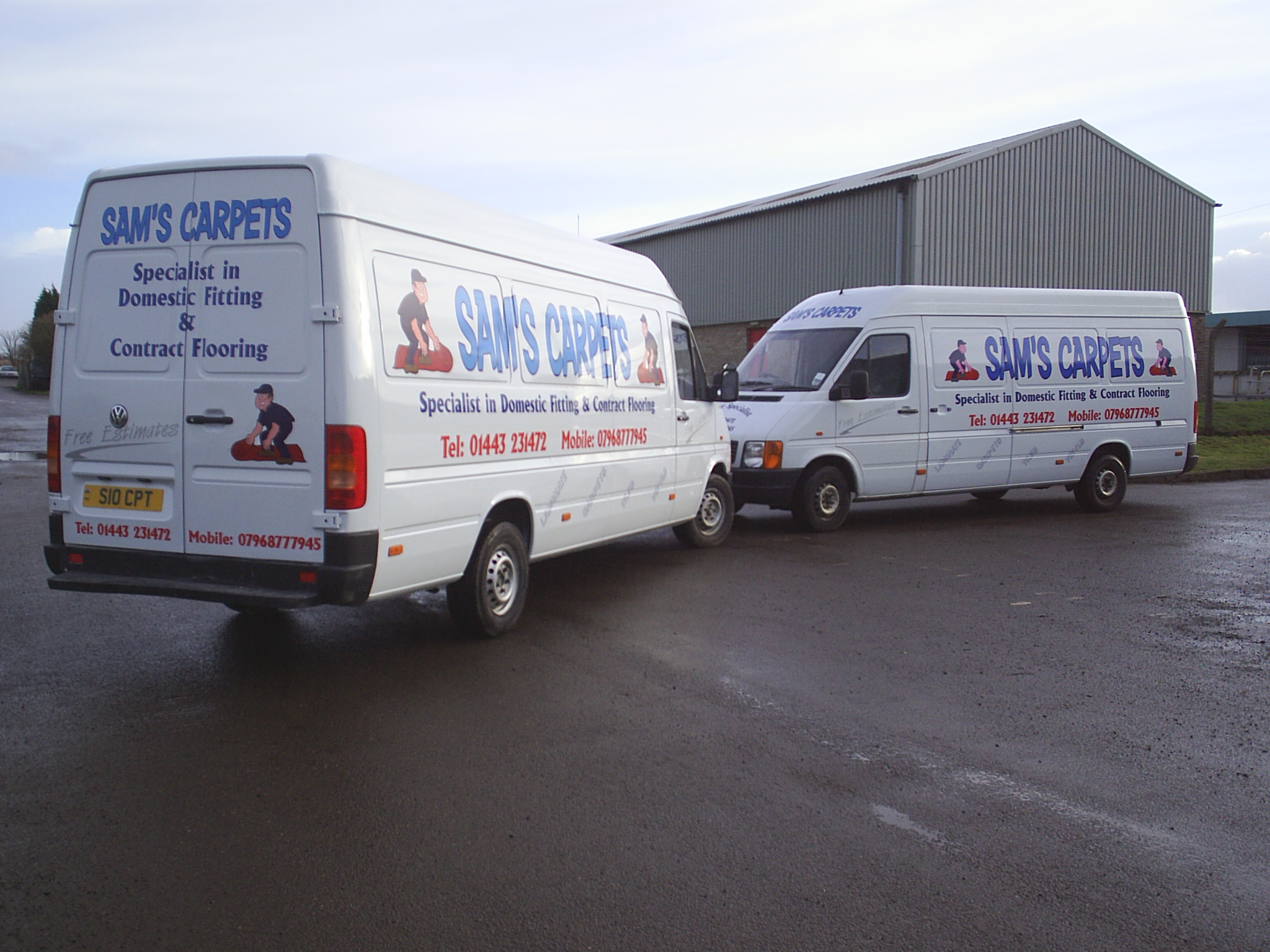 van graphics sams carpets
