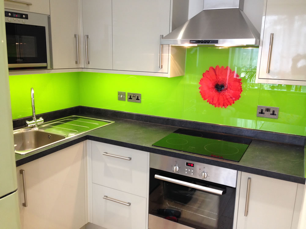 UK Splashbacks Green Splashbacks