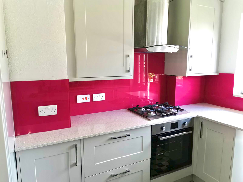 UK Splashbacks Pink Splashbacks