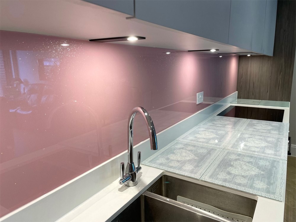 UK Splashbacks Pink Splashbacks