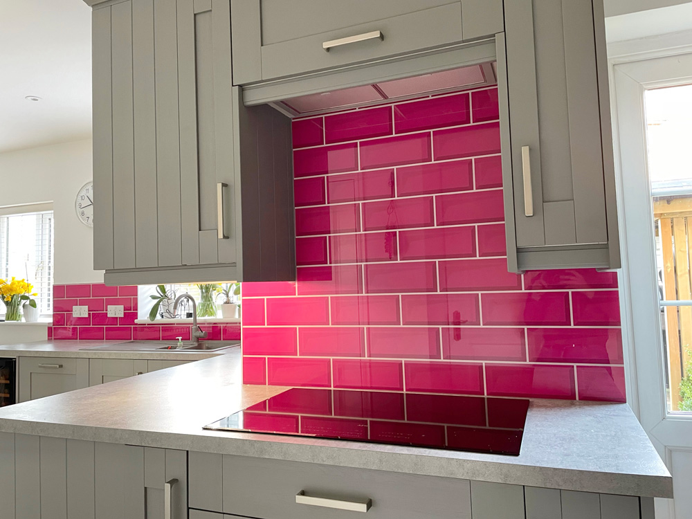 UK Splashbacks Pink Splashbacks