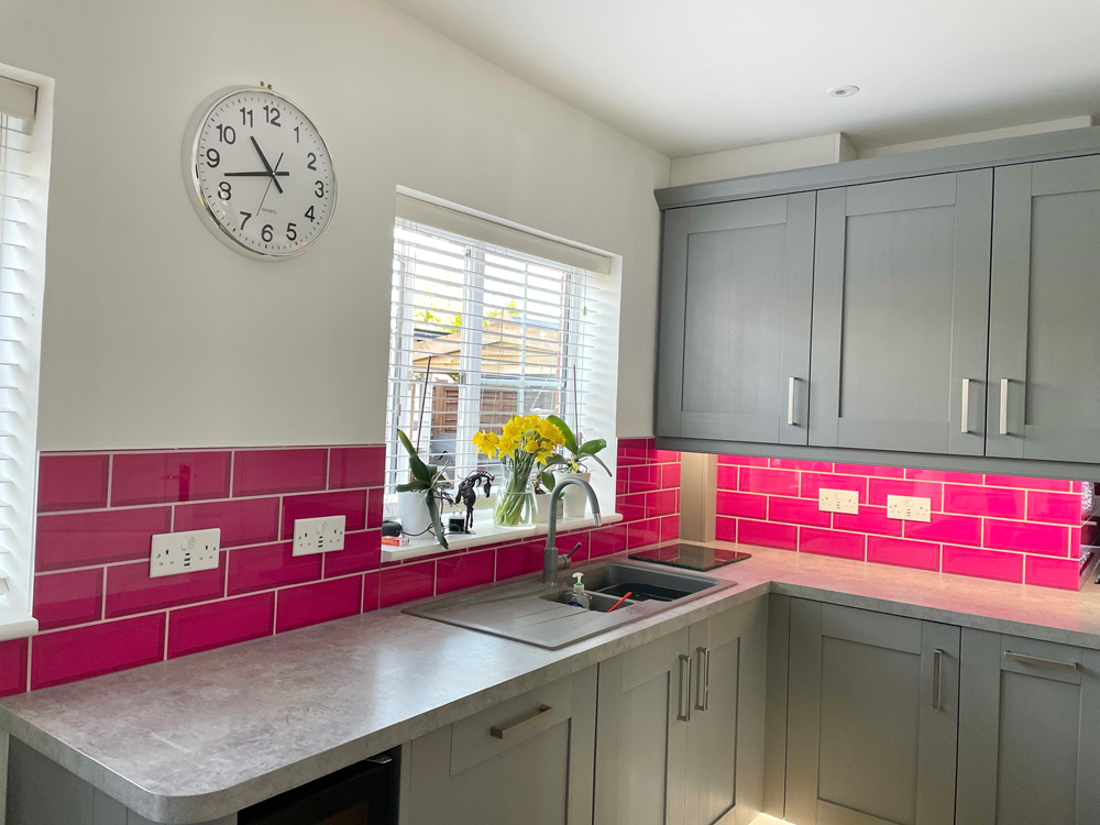 UK Splashbacks Pink Splashbacks