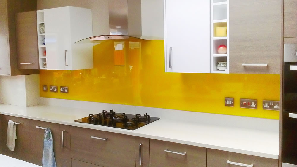 UK Splashbacks Yellow Splashbacks