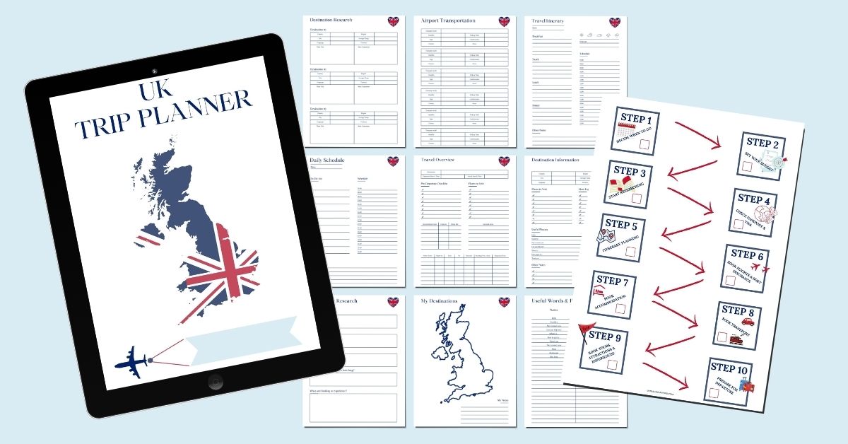 UK trip planner (How to plan your UK Trip A step by step guide)