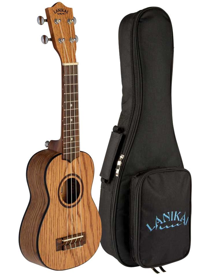 LANIKAI OAS SOPRAN Profesjonalne ukulele sopranowe z drewna dębowego