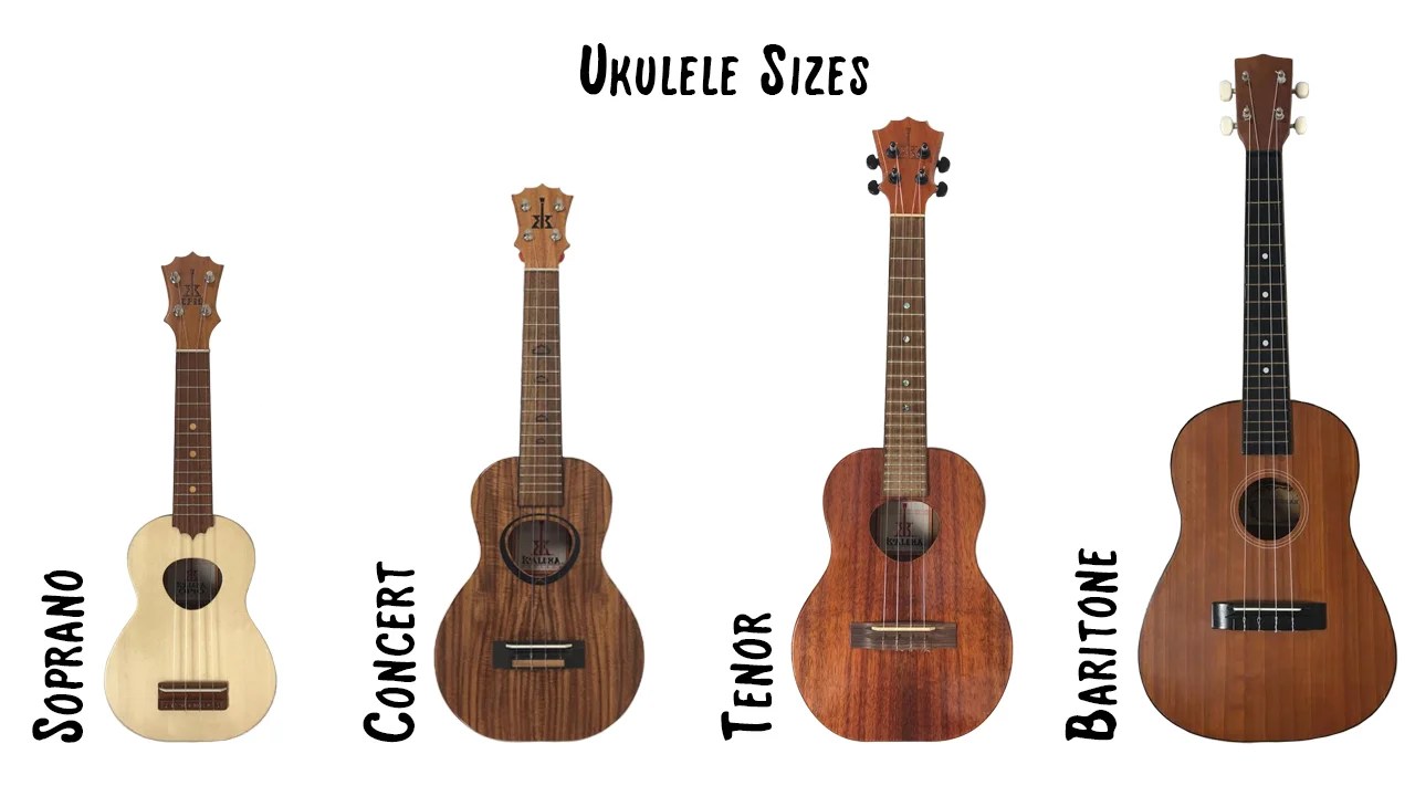Ukulele Sizes (Soprano, Concert, Tenor & Baritone) The Ultimate Guide