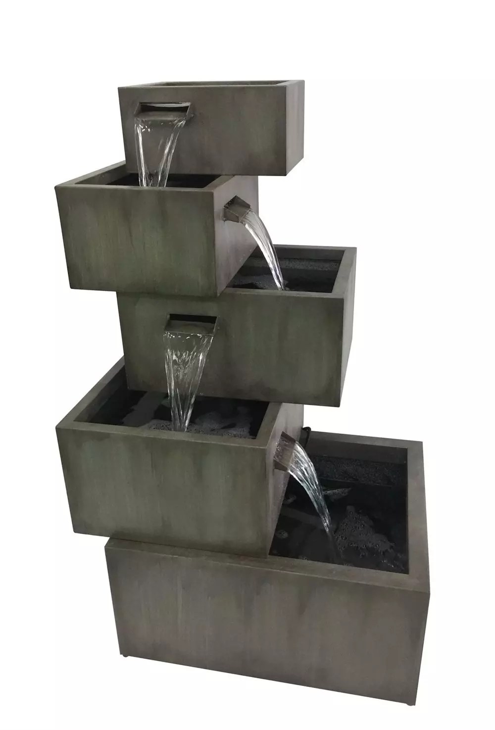Ferentino Zinc Metal Water Feature
