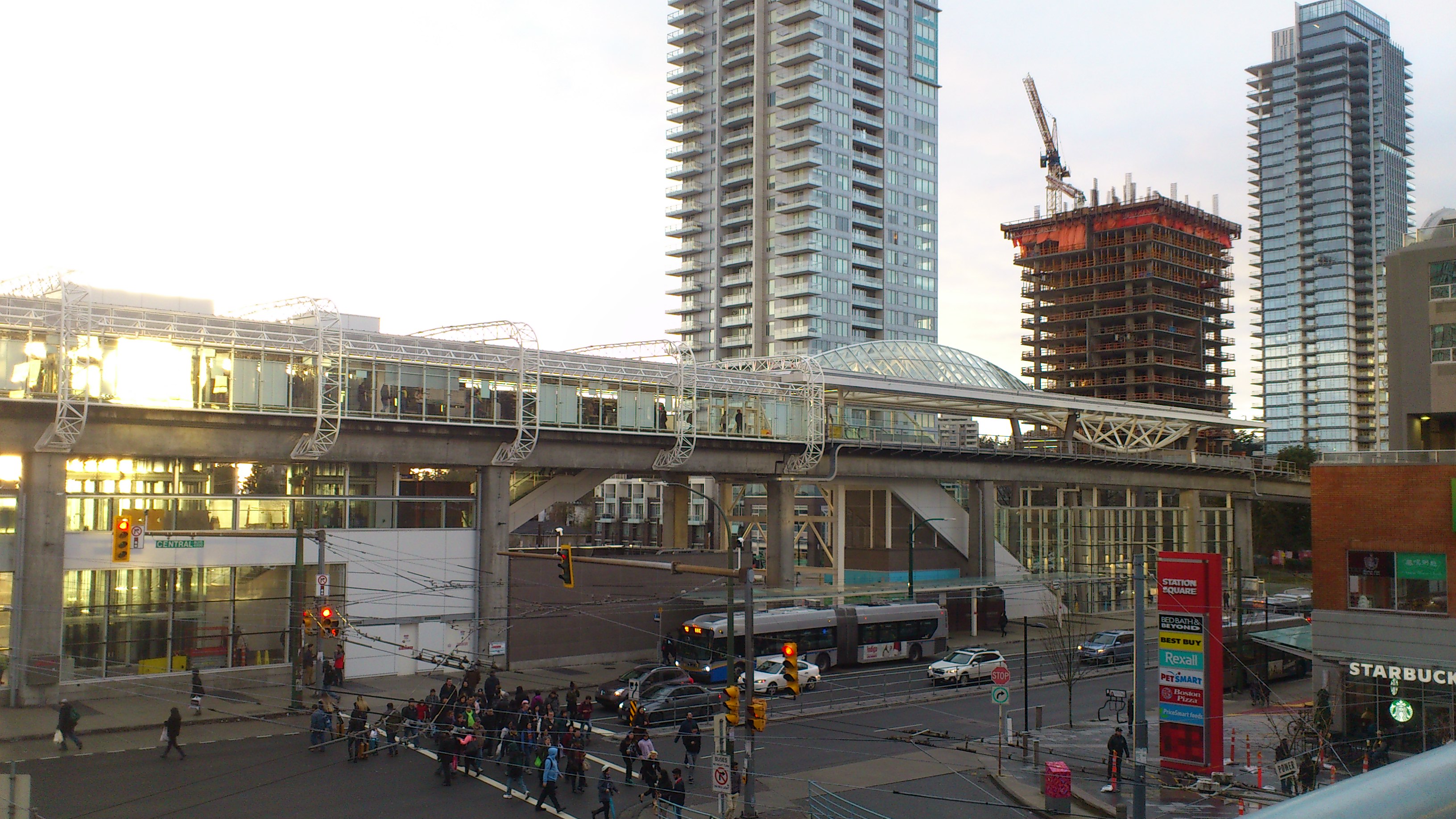 In Metropolis at Metrotown in Burnaby. Winter of 2018
