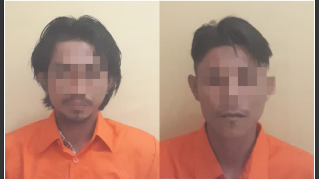 2 Pelaku Narkoba Diamankan Warga Karya Indah Tapung Lalu