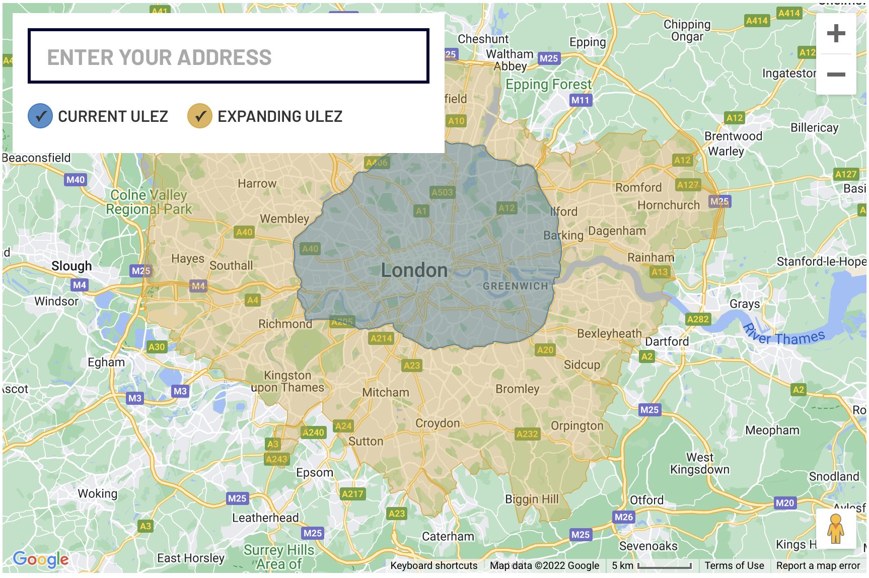 ULEZ Postcode Checker 2023