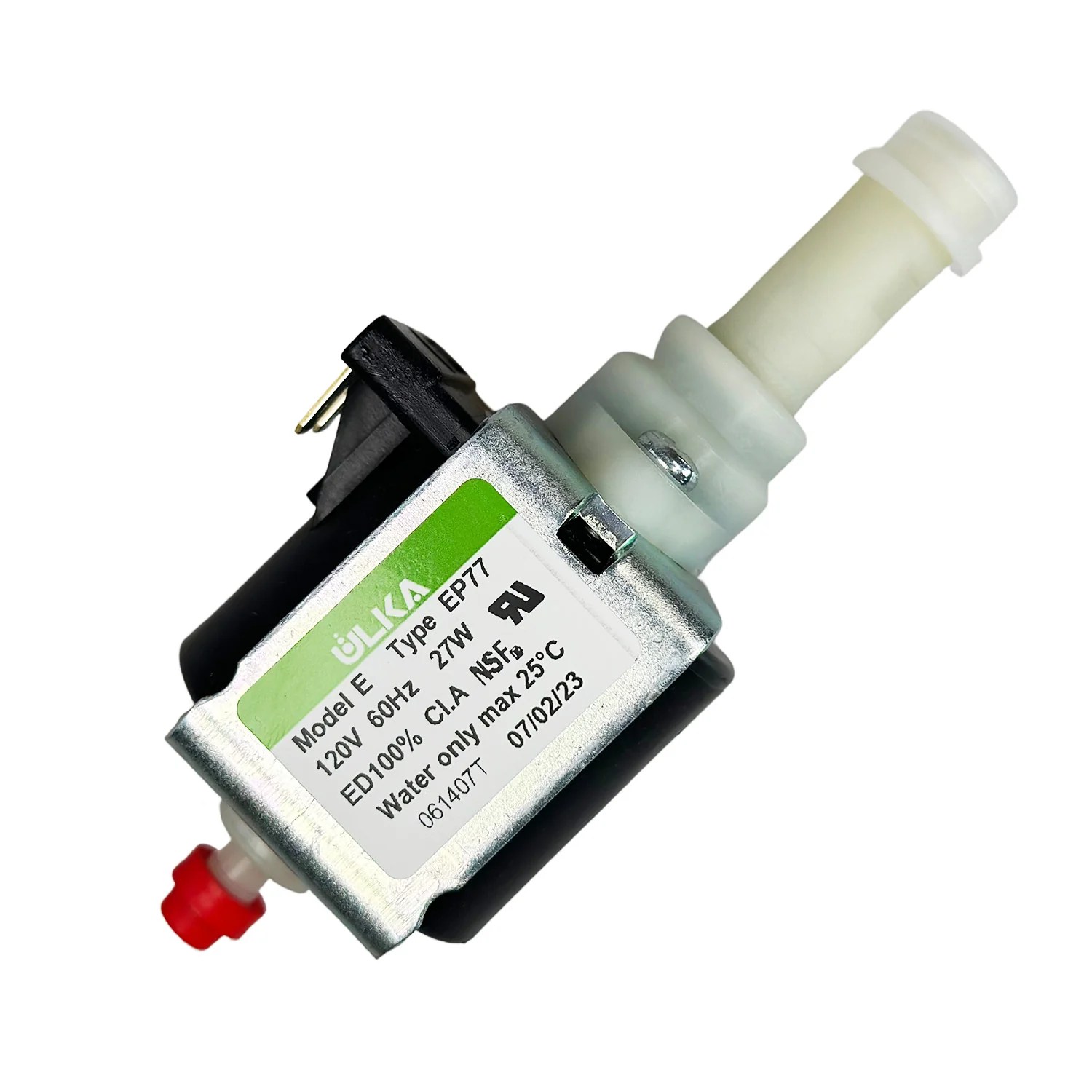 Ulka Vibration Pump EP77 120V, 60Hz, 27w NSF Ulka Pumps International