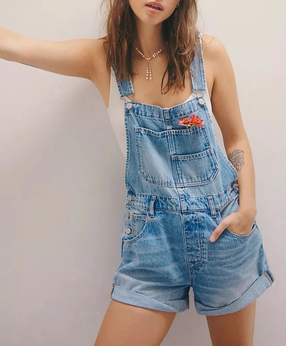 Free People Ziggy Shortalls // Follow your Heart UllaLa Boutique