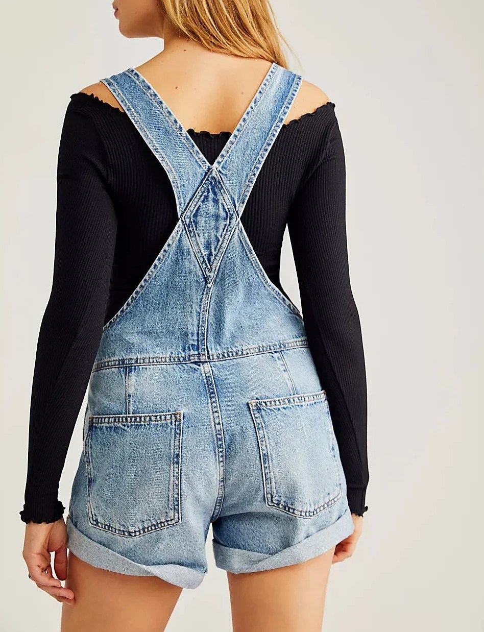 Free People Ziggy Shortalls // Follow your Heart UllaLa Boutique