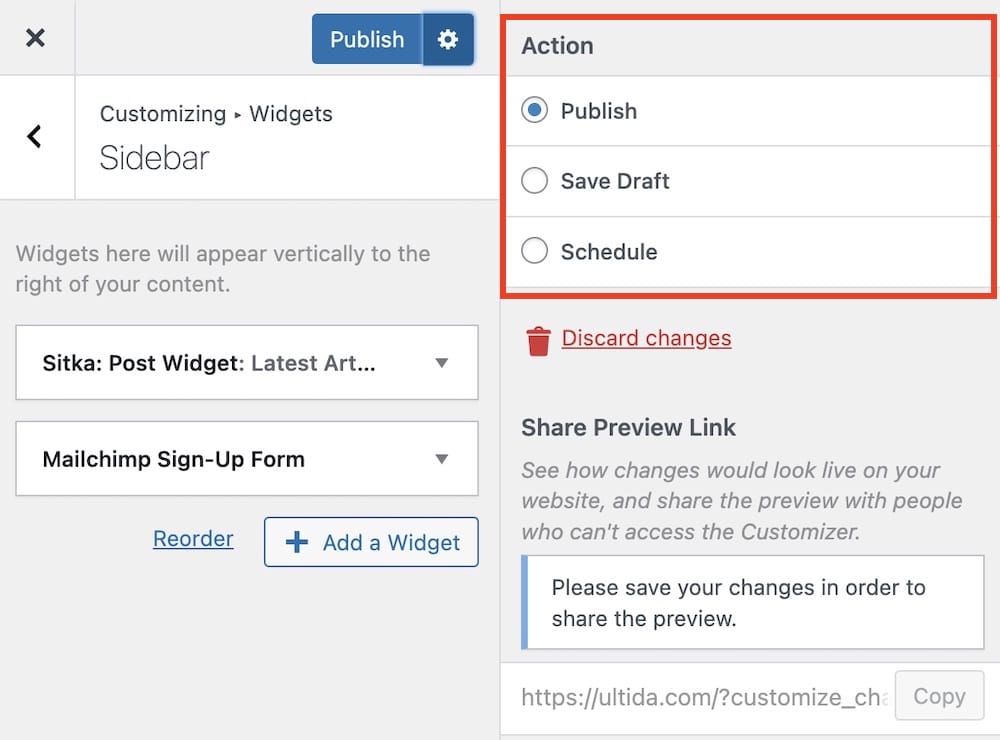 How To Add A Sidebar In WordPress? ULTIDA