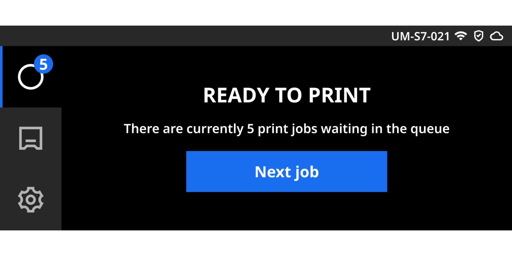 Easier print queue management with the recent S Series firmware version