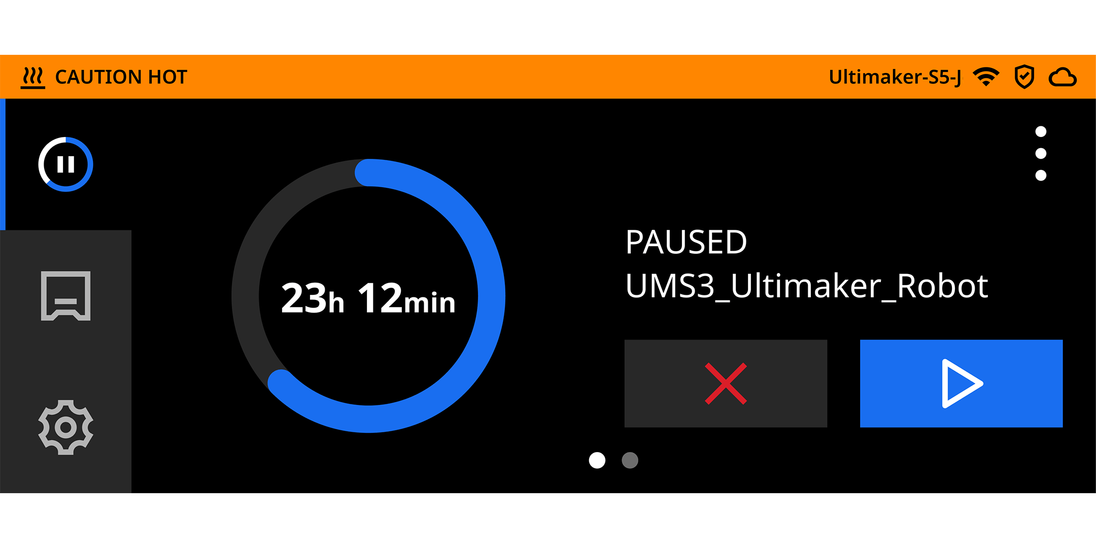 A renewed UI with Ultimaker firmware 7.0 UltiMaker