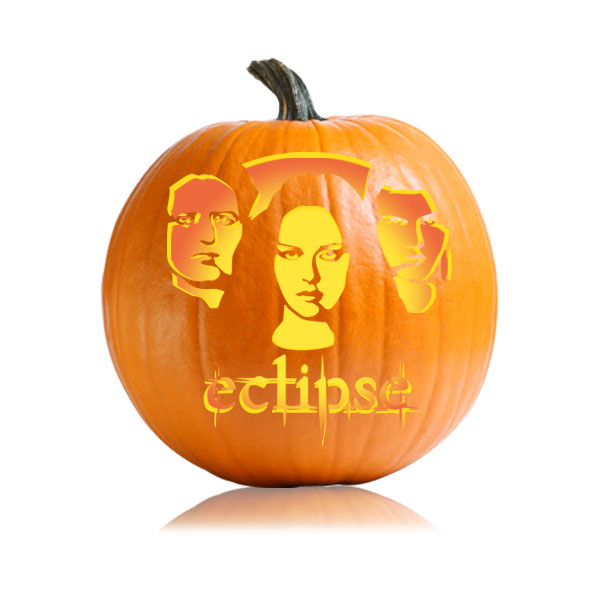 Twilight Pumpkin Stencil