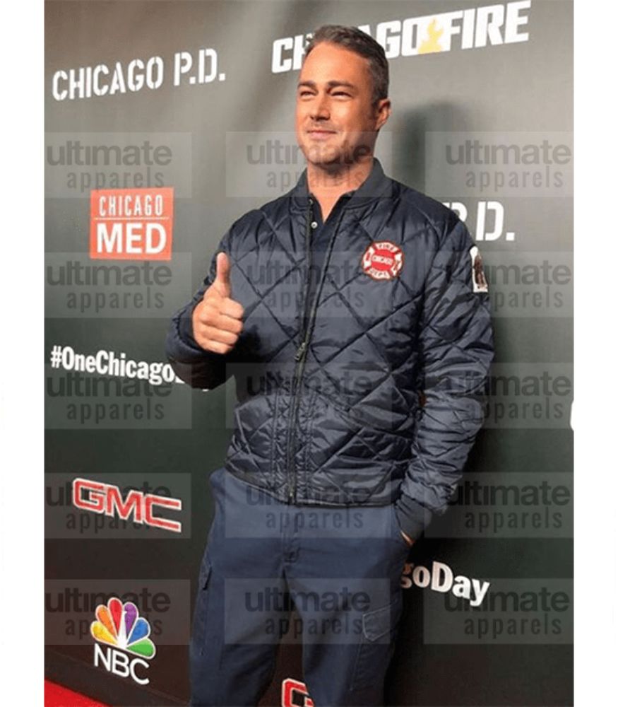 Chicago Fire Taylor Kinney Jacket Kelly Severide Bomber Outfit