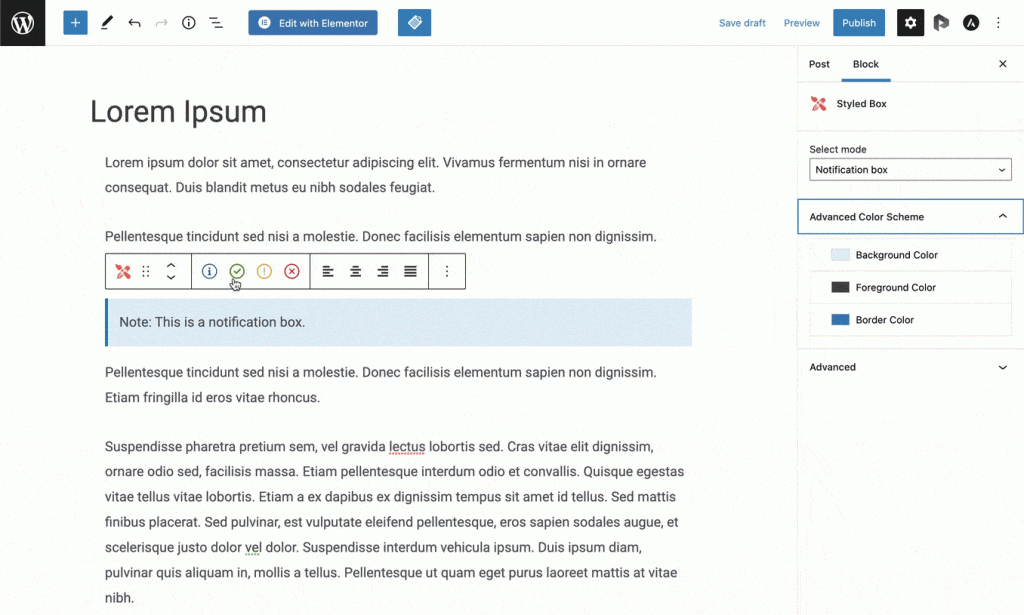 How to Add A Text Box In WordPress Posts/Pages