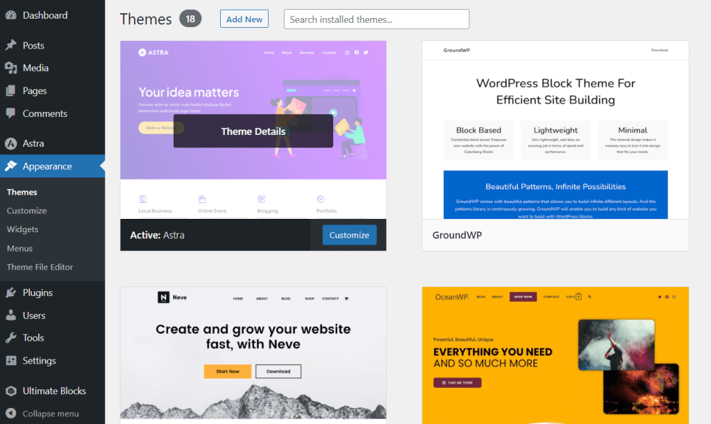 How to Fix Missing Appearance Menu in WordPress Admin