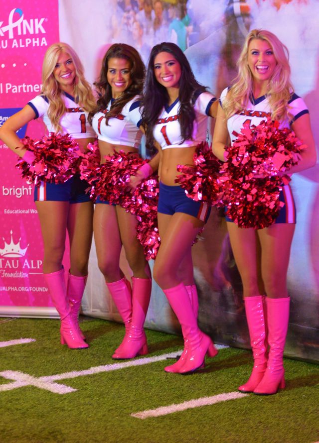 Houston Texans Cheerleaders in Pink