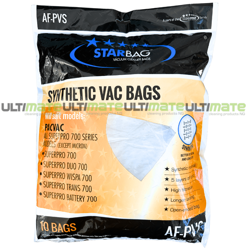StarBag Vacuum Cleaner Bags Synthetic 10 Pack AFPVS Ultimate