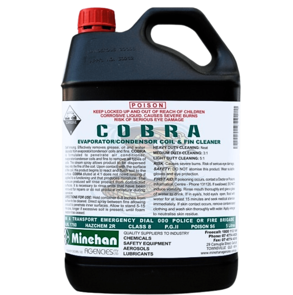 Minehan Cobra Evaporator Condensor Coil & Fin Cleaner Ultimate