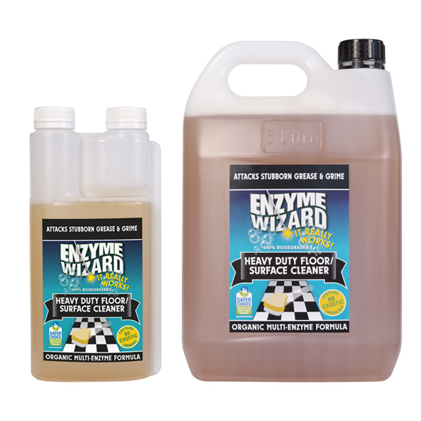 Enzyme Wizard Heavy Duty Floor & Surface Cleaner Ultimate Cleaning