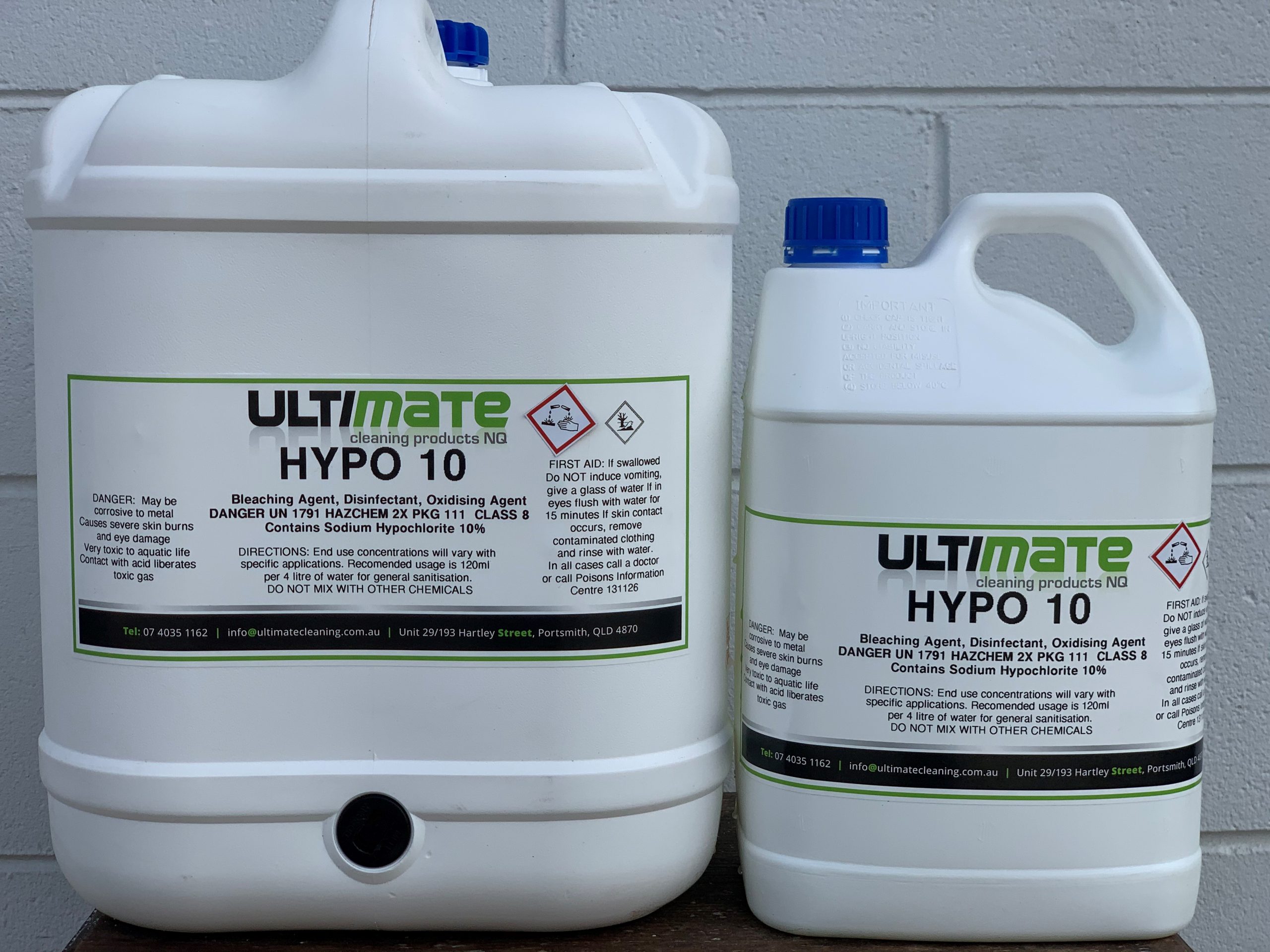 Hypo 10 Sodium Hypochlorite 10 Ultimate Cleaning Products