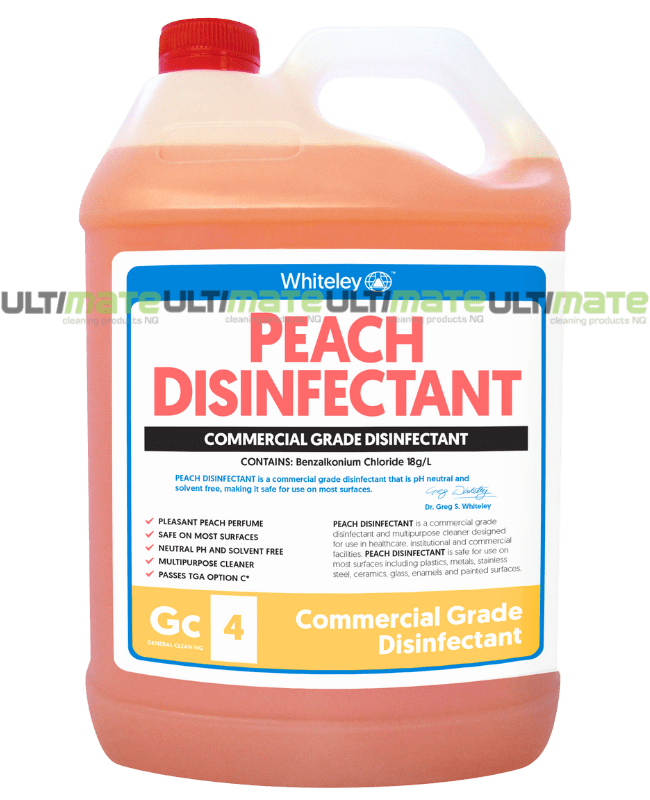 Whiteley Peach Commercial Grade Disinfectant Ultimate Cleaning Products