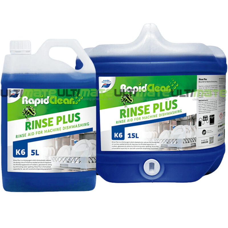 RapidClean Rinse Plus Rinse Aid for Machine Dishwashing Ultimate