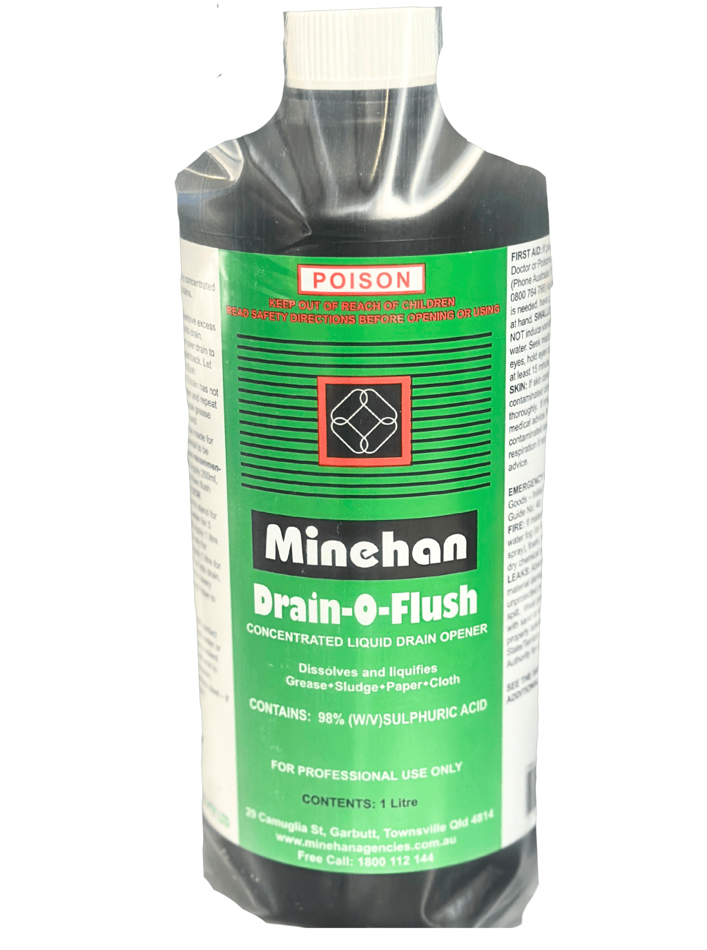 Minehan Drain O Flush Professional Plumber Drain Opener Ultimate