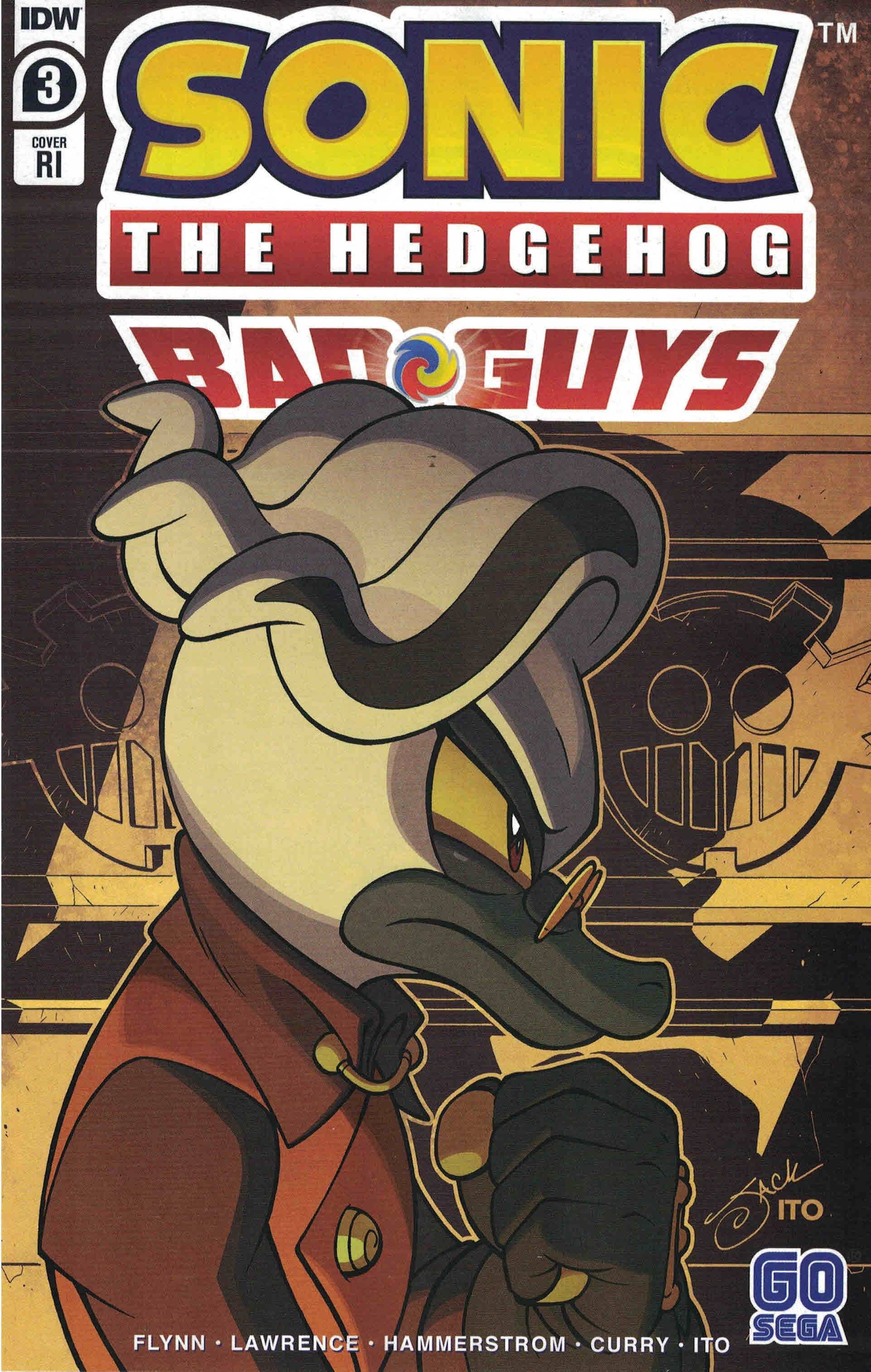 Sonic the Hedgehog Bad Guys 3 110 Ian Flynn Variant IDW 2020 Dr