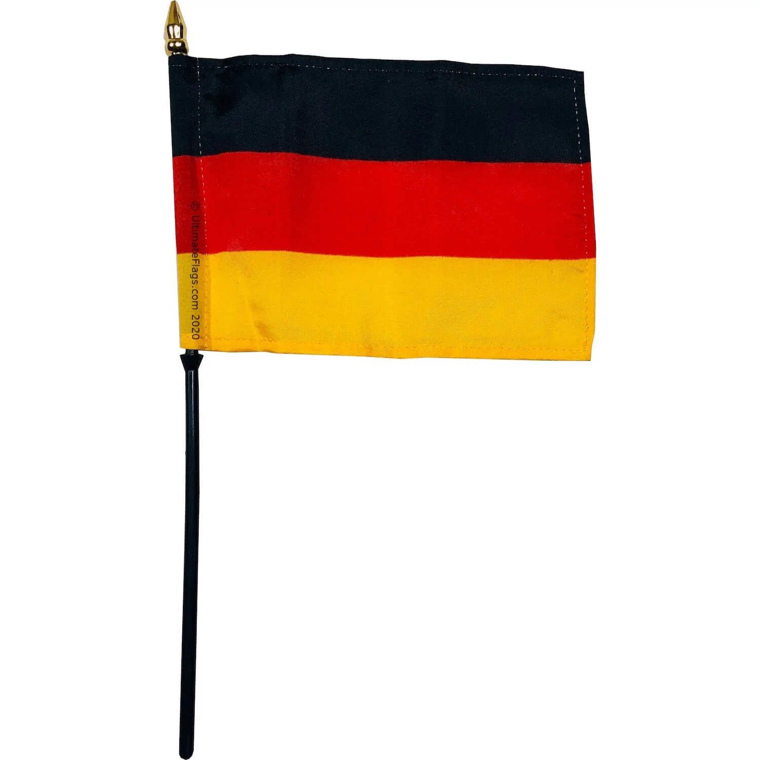 Germany Flag 4 X 6 inch on stick Desk / Hand / Parade Flags Ultimate
