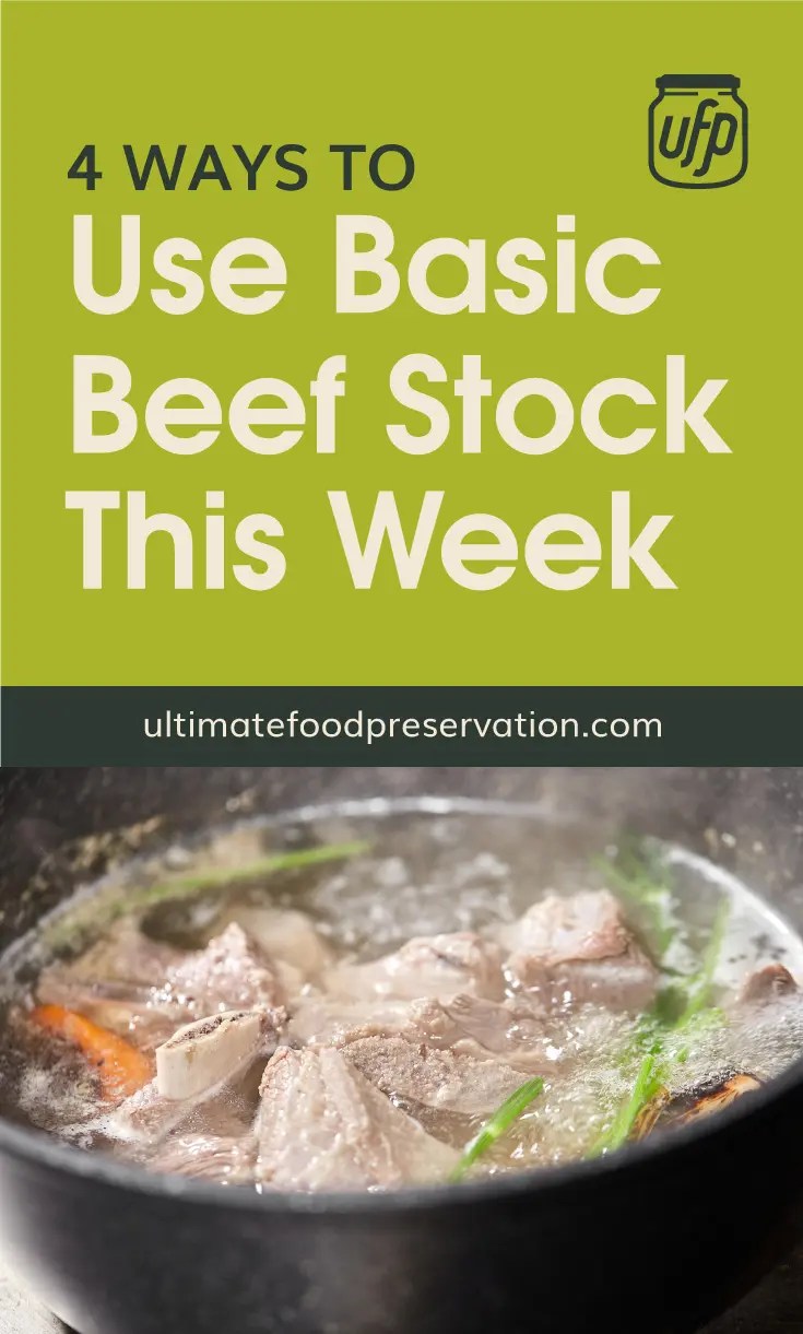 4 Ways to Use Basic Beef Stock This Week UFP