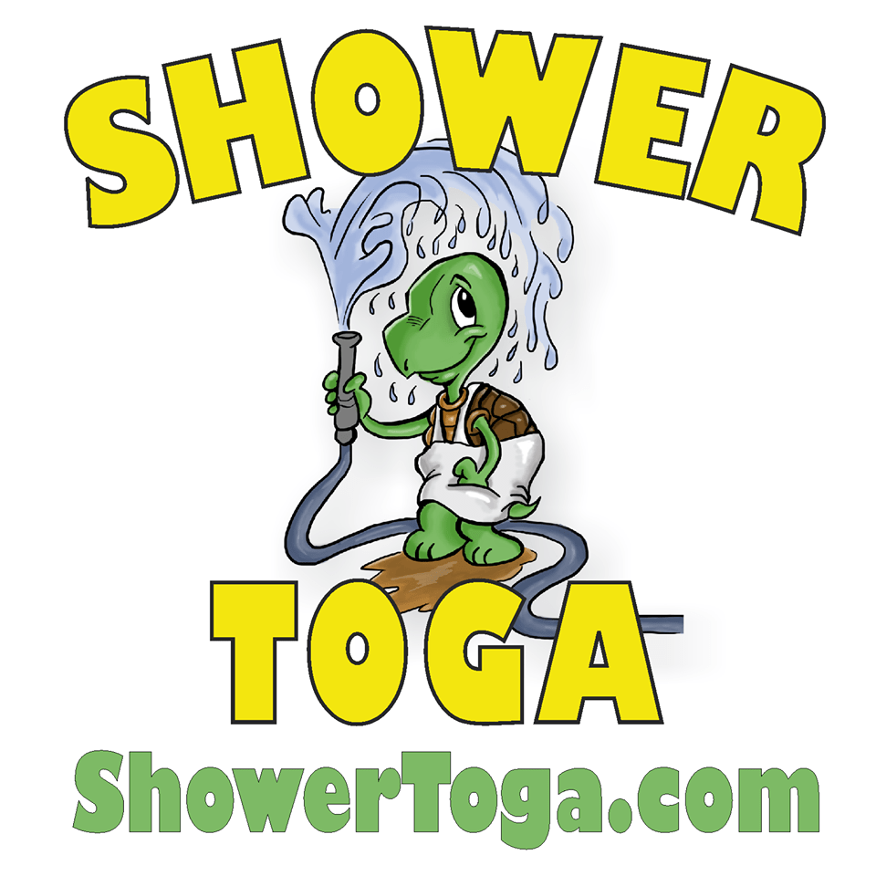 Shower Toga after Mud Run Ultimate Forces Challenge