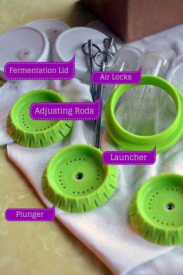 Using the Pickle*Pusher fermenting weight kit ⋆