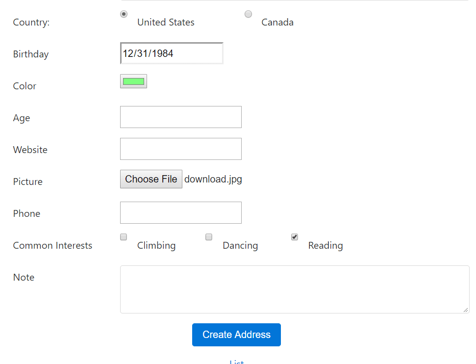 fake address book app Ultimate QA