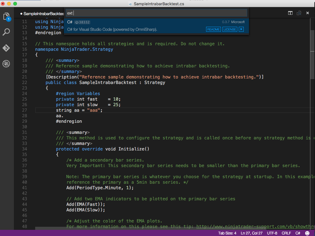 example of comment in code C Ultimate QA
