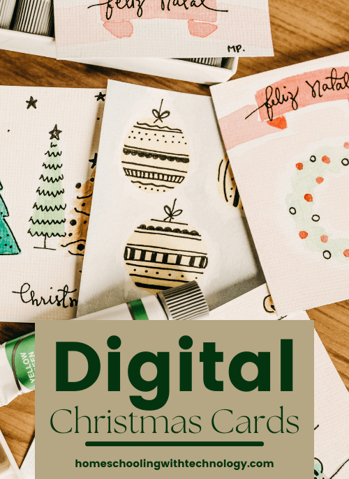 Digital Christmas Cards Ultimate Homeschool Podcast Network