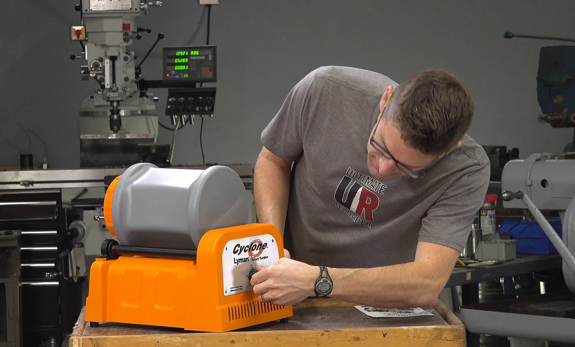 Lyman Cyclone Stainless Steel Rotary Case Tumbler From Unboxing to Wet