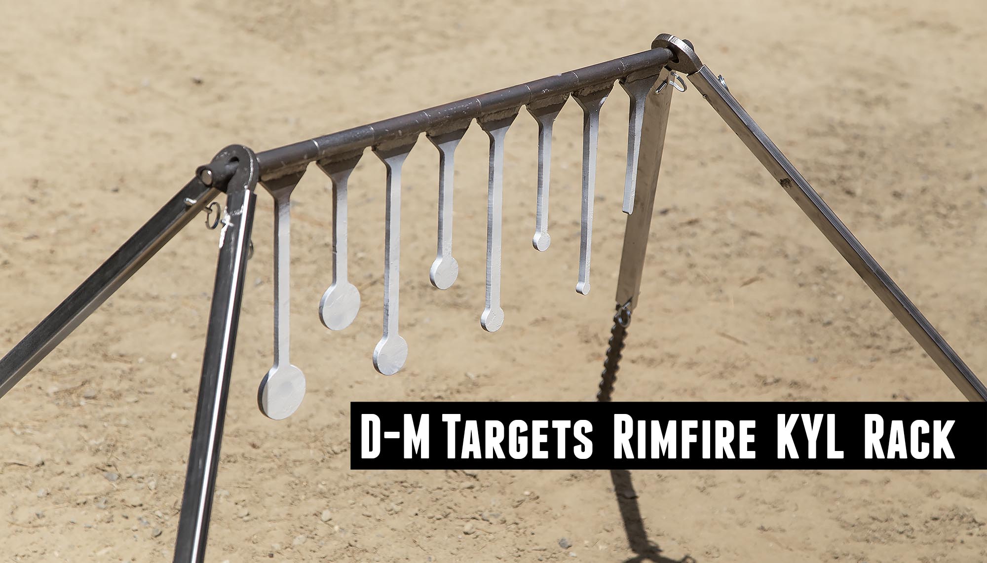 HandsON Rimfire KYL Rack from DM Targets, AR500 Steel Fun Ultimate