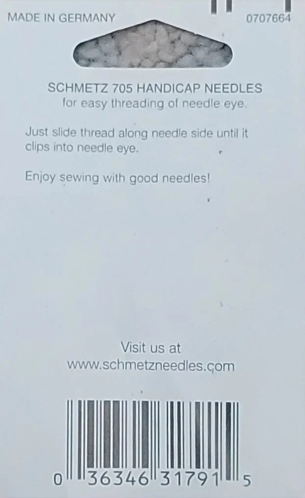 Schmetz 705 Handicap 90/14 5Pack Ultimate Sewing and Vac