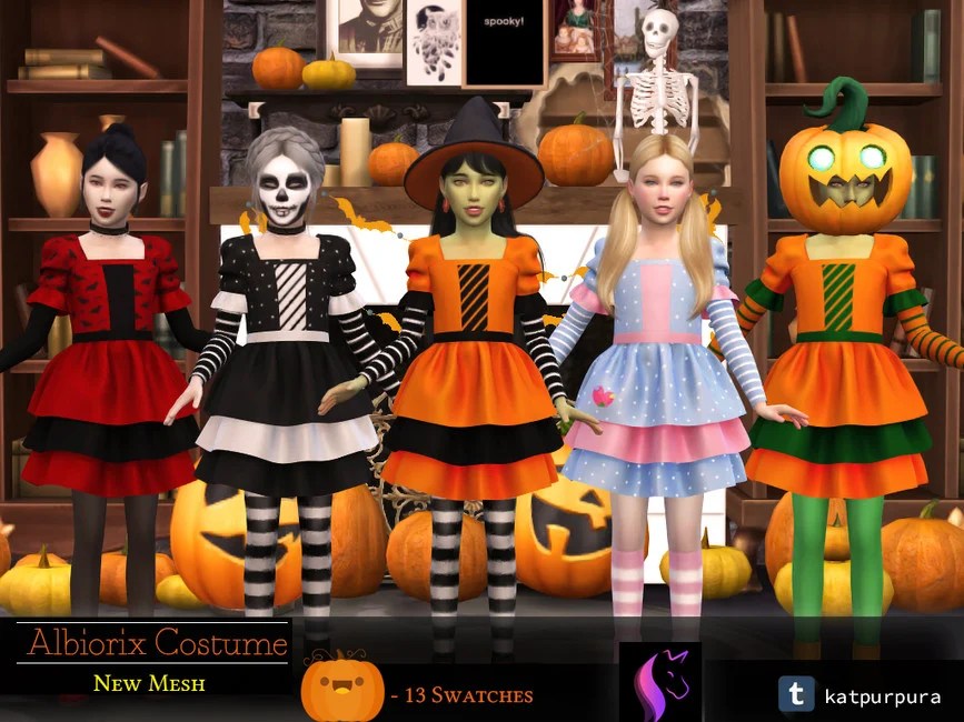 25+ Sims 4 CC Halloween Dresses To Celebrate Spooky Day