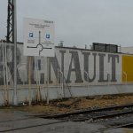 Acceso factoría Renault en Valladolid. Foto:CCOO