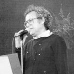 José Afonso en un concierto.